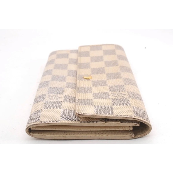 Auth Louis Vuitton Damier Azur Portefeuille Sarah Long Wallet - Picture 8 of 11